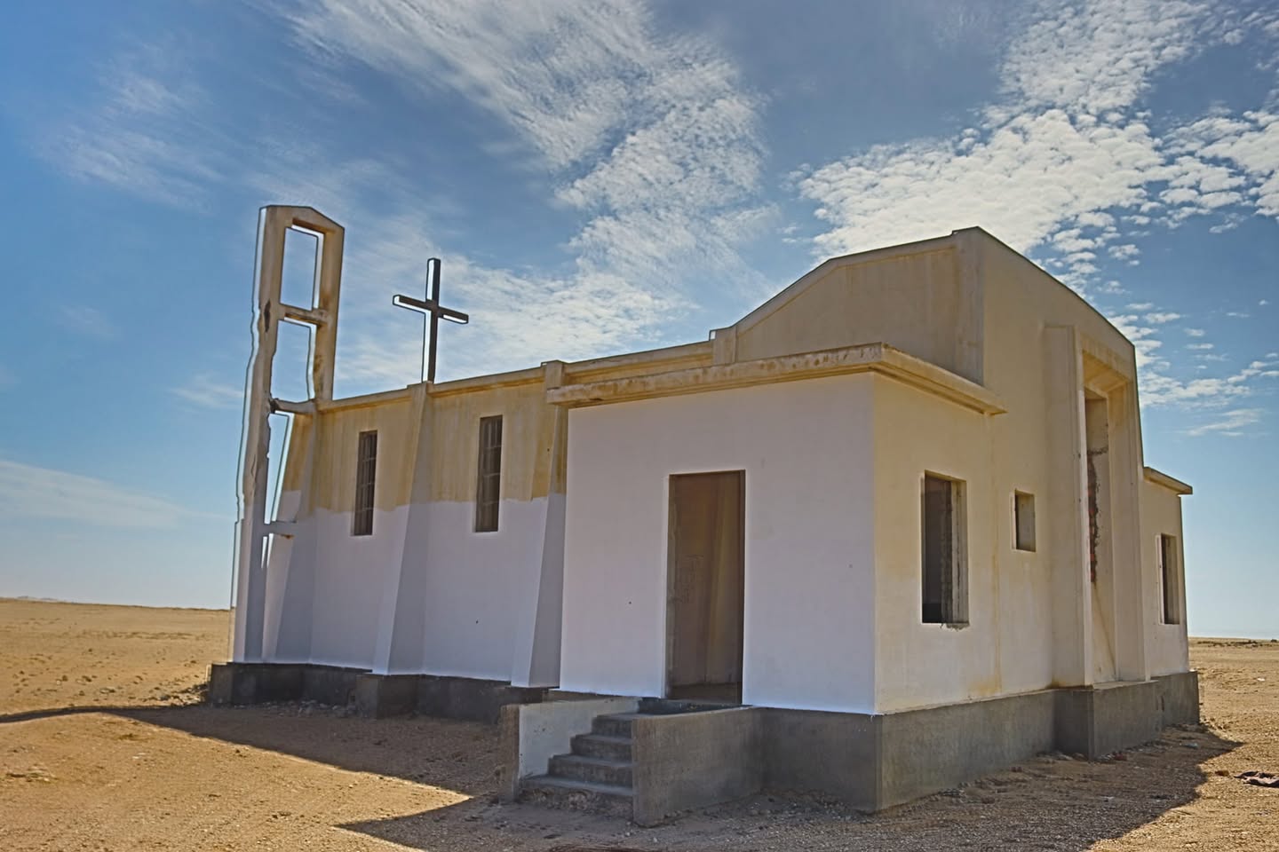 Vista do deserto próximo a Tômbwa